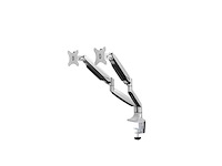 Newstar nmd750d monitorarm met gasveer zilver