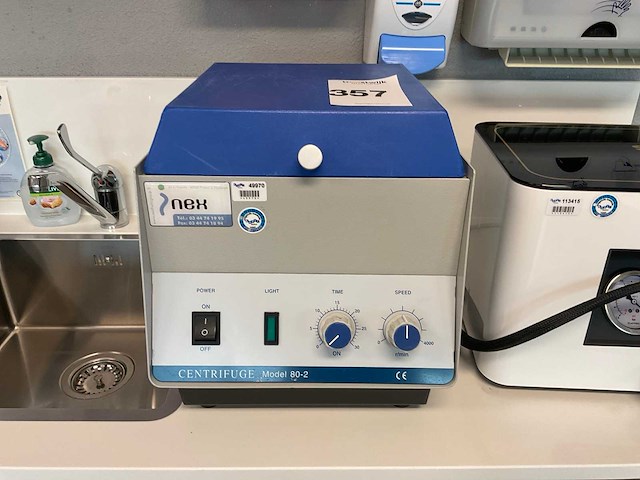 Nex 80-2 centrifugemachine - afbeelding 1 van  3