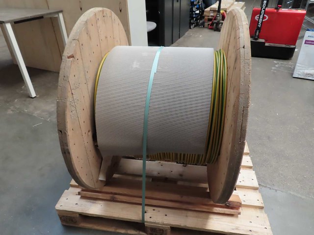 Nexans - h07v-r eca 50 groen/geel - rol installatiedraad 462m - afbeelding 2 van  3