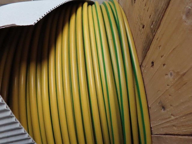 Nexans - h07v-r eca 50 groen/geel - rol installatiedraad 462m - afbeelding 3 van  3