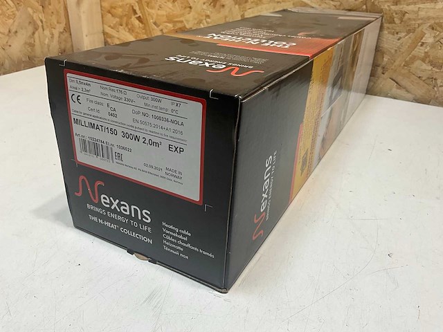 Nexans 10224784 vloerverwarmingsmat 2m² 150w/m² (4x) - afbeelding 3 van  6