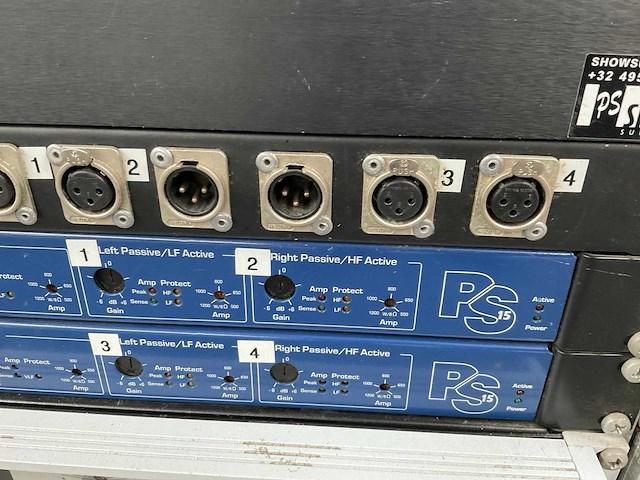 Nexo ps15 amp rack - afbeelding 2 van  4