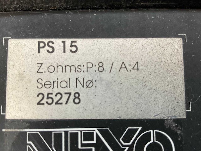 Nexo ps15 monitor (4x) - afbeelding 5 van  7