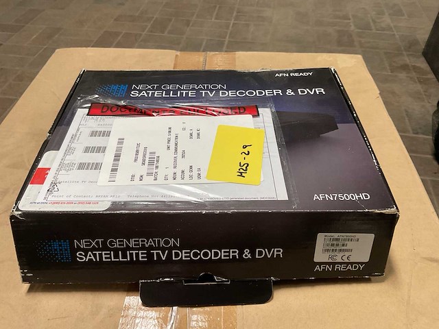 Next generation afn7500hd satelliet tv decoder & dvr - afbeelding 6 van  7