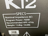 Next-proaudio k12 luidspreker - afbeelding 5 van  5