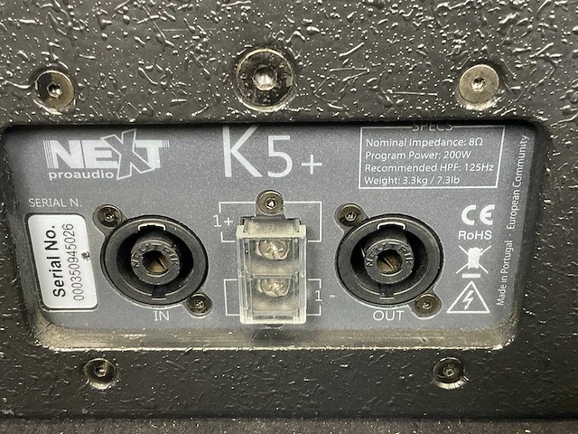 Next-proaudio k5 luidspreker - afbeelding 4 van  4