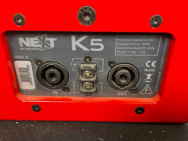 Next-proaudio k5 luidspreker - afbeelding 4 van  4