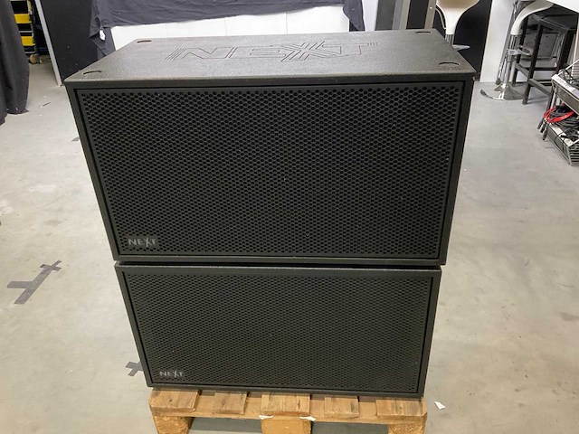 Next-proaudio kubics k8 speaker + xs15 (2x) (4x) - afbeelding 1 van  12