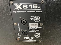 Next-proaudio kubics k8 speaker + xs15 (2x) (4x) - afbeelding 7 van  12