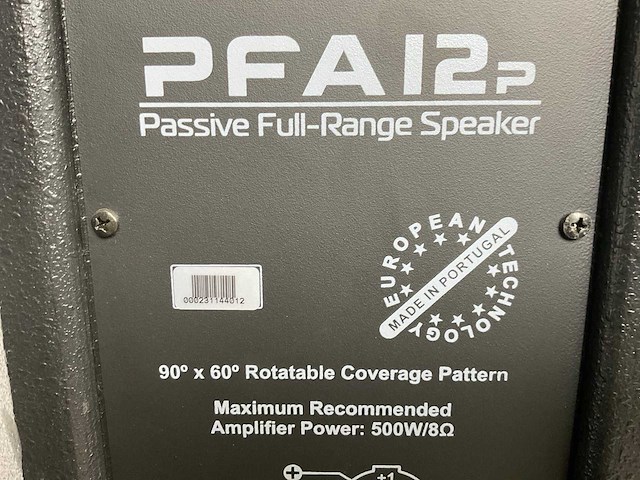 Next-proaudio pfa12p luidspreker - afbeelding 5 van  5