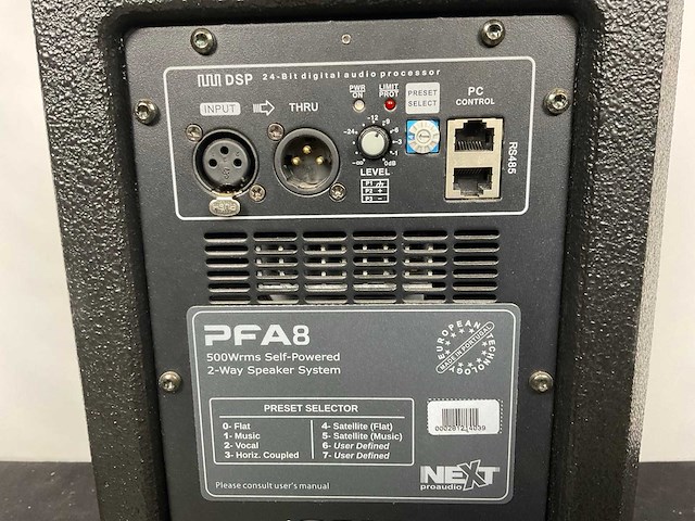 Next-proaudio pfa8 luidspreker - afbeelding 5 van  5