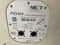 Next-proaudio pxh64 speaker (2x) - afbeelding 4 van  5