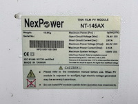 Nextpower nt-145ax zonnepaneel set (16x) - afbeelding 4 van  6