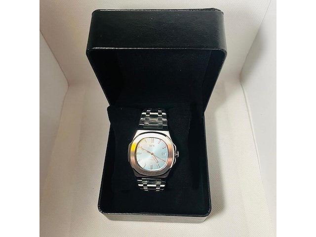 Nh35 herenhorloge - automatisch met tiffany blauwe wijzerplaat - afbeelding 2 van  4