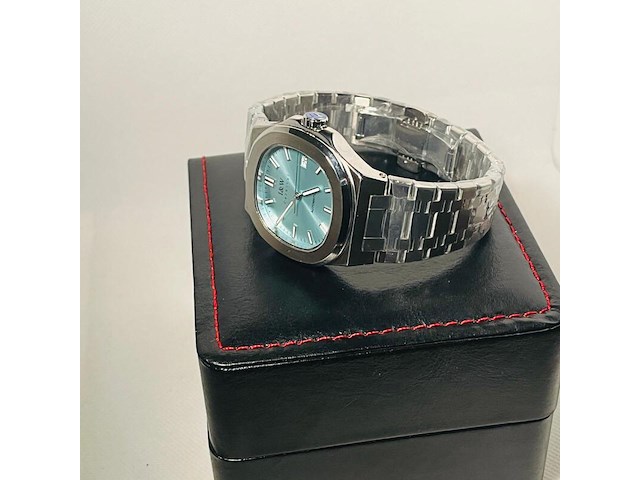 Nh35 herenhorloge - automatisch met tiffany blauwe wijzerplaat - afbeelding 1 van  4