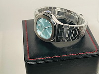 Nh35 herenhorloge - automatisch met tiffany blauwe wijzerplaat - afbeelding 1 van  4