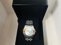 Nh35 herenhorloge - automatisch met tiffany blauwe wijzerplaat - afbeelding 2 van  4