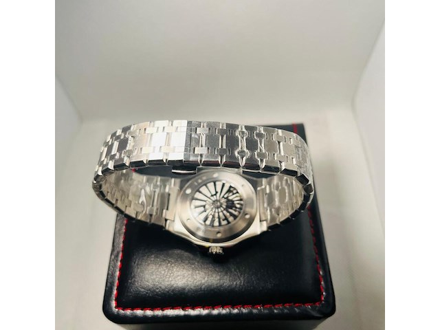 Nh35 herenhorloge - automatisch met tiffany blauwe wijzerplaat - afbeelding 4 van  4