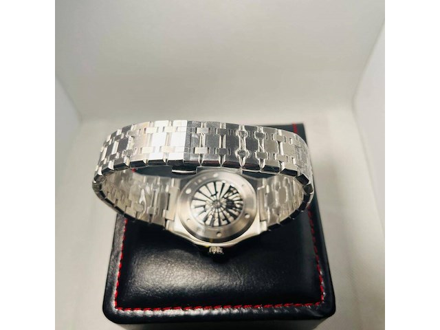 Nh35 herenhorloge - automatisch met tiffany blauwe wijzerplaat - afbeelding 4 van  4