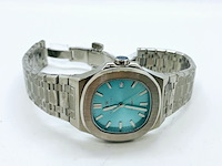 Nh35 herenhorloge - automatisch met tiffany blauwe wijzerplaat - afbeelding 5 van  8