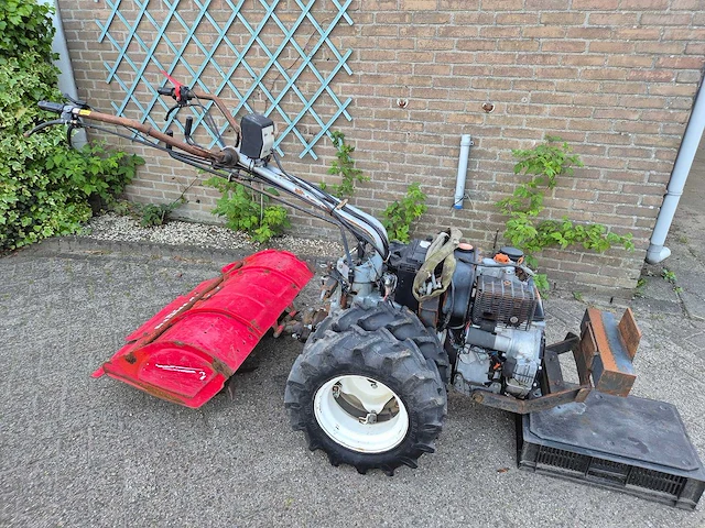 Nibbi 2wielige tuintrekker met freesbak - afbeelding 1 van  9