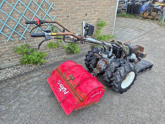 Nibbi 2wielige tuintrekker met freesbak - afbeelding 3 van  9