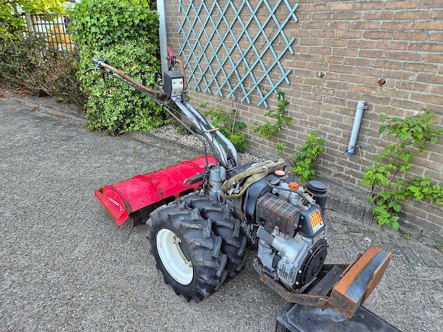Nibbi 2wielige tuintrekker met freesbak - afbeelding 1 van  7