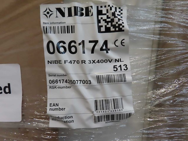 Nibe - f470 - warmtepomp ventilatielucht/water - afbeelding 3 van  5