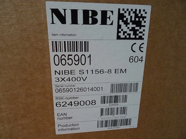 Nibe - s1156-8 em - warmtepomp - afbeelding 5 van  6