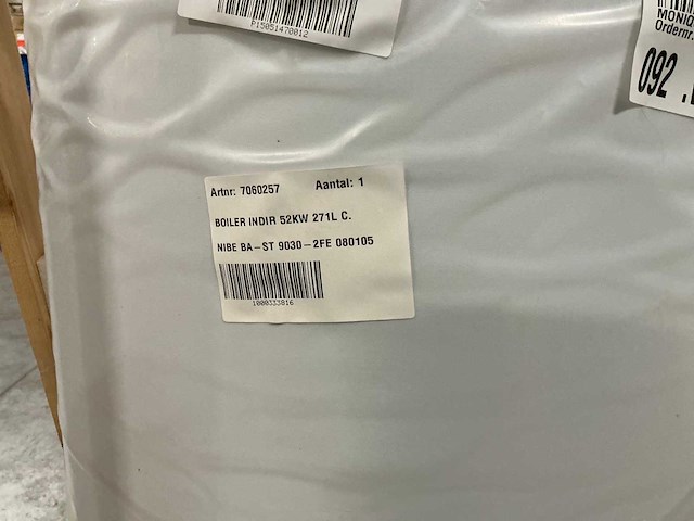 Nibe ba-st 9030-2 fe warmtepompboiler - afbeelding 8 van  9