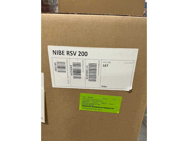 Nibe boilervat rsv 200 (186l) - afbeelding 2 van  4