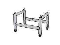 Nibe montageframe tbv plaatsen buitenunit f2040-6/-8/-12/-16 - afbeelding 1 van  3