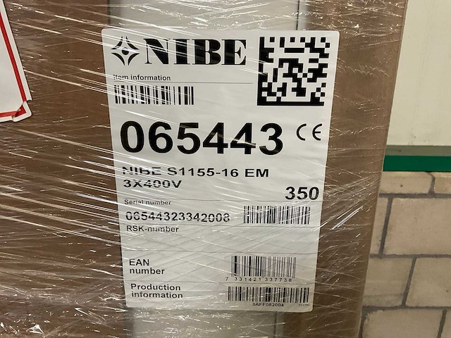 Nibe s1155-16 em water/water solo warmtepomp - afbeelding 3 van  3