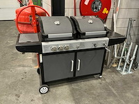 Nice cooker verrijdbare gas-houtskool bbq - afbeelding 1 van  7
