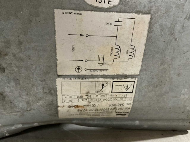 Nicotra dd 12/9 590w 1f 6p 1v ab ventilator - afbeelding 4 van  7