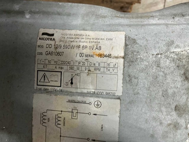 Nicotra dd 12/9 590w 1f 6p 1v ab ventilator - afbeelding 7 van  7