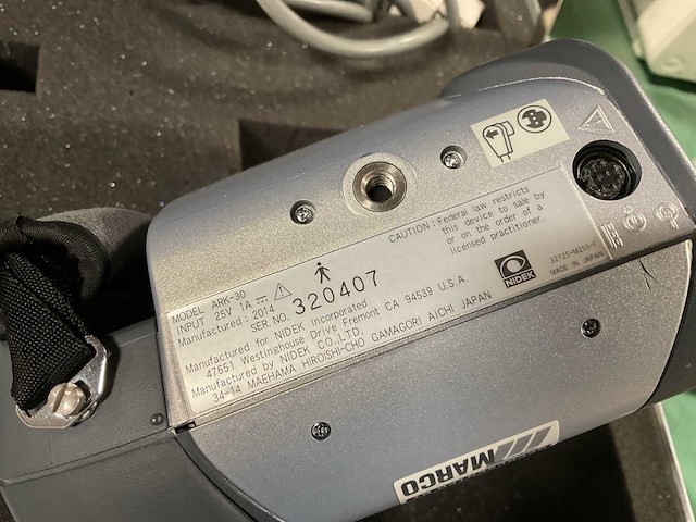 Nidek ark-30 refractor kit - afbeelding 5 van  6