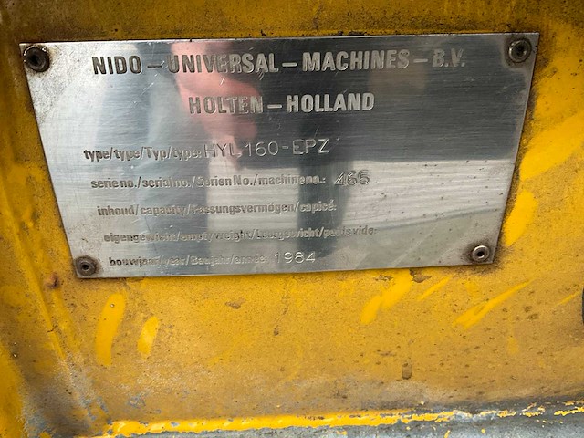 Nido universal hyl-160-epz sneeuwschuiver - afbeelding 7 van  9