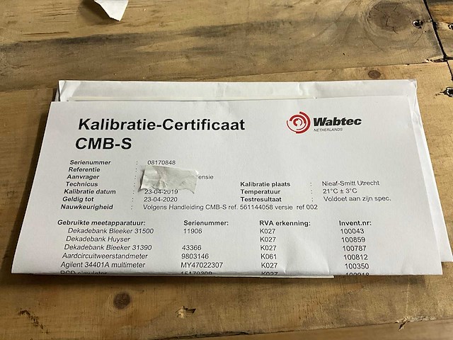 Nieaf ert-s & cmb-s elektrische keuring-/ aardingsmeetset - afbeelding 3 van  13