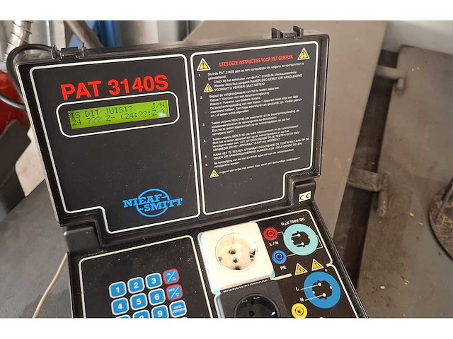 Nieaf-smitt - pat 3140s - draagbare apparatentester - afbeelding 6 van  8