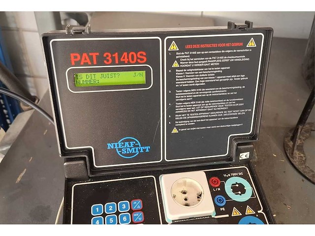 Nieaf-smitt - pat 3140s - draagbare apparatentester - afbeelding 7 van  8