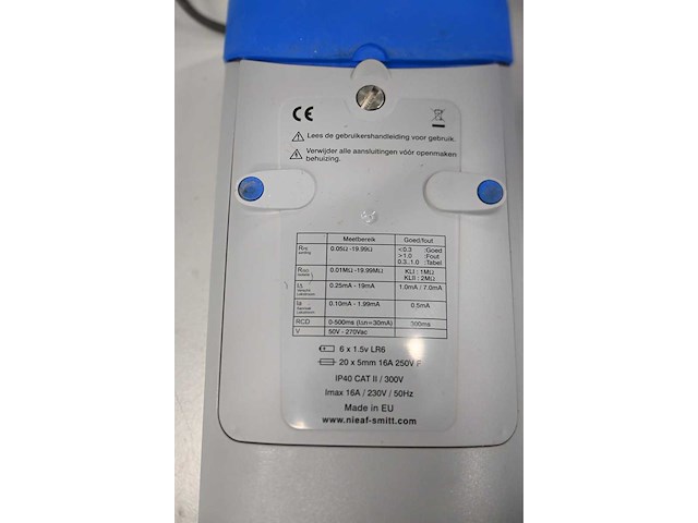 Nieaf smitt eazypat 3140 usb apparatentester - afbeelding 6 van  6