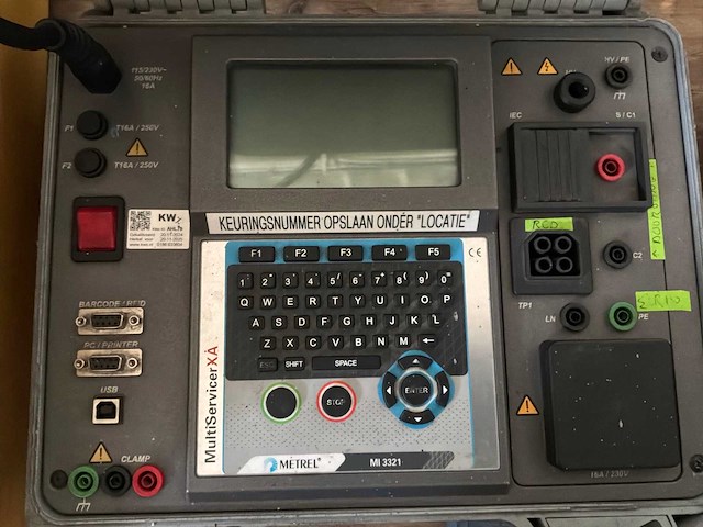 Nieafsmitt / metrel safetypat 3140 / mi3321 elektrisch veiligheidmeter (2x) - afbeelding 4 van  6