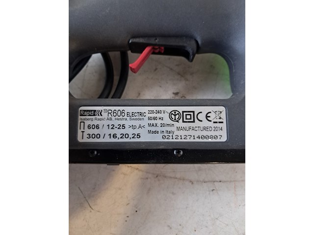 Nietapparaat - 25mm - 230v esselte rapid, r606, bouwjaar 2014 - afbeelding 3 van  3