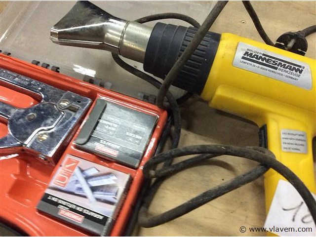 Nietjesmachine + afbrander - afbeelding 2 van  2