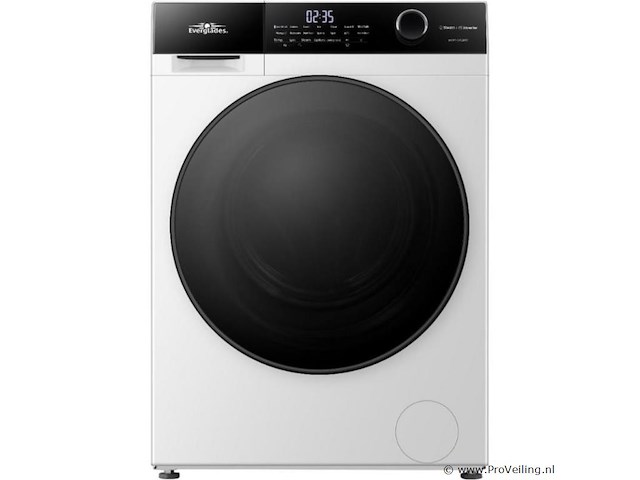 Nieuw – everglades evwm71411aw – 7kg wasmachine met stoomfunctie – 5-jaar garantie - afbeelding 1 van  2
