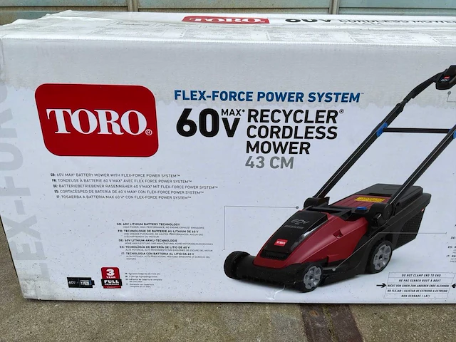Nieuw toro 21843 accumaaier 60v grasmaaier - afbeelding 6 van  9