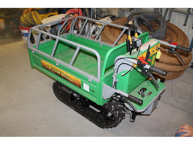 Nieuwe elektrische dumper nn 7b/220e met rupsbanden en verlichting 120 x 75 x 50 cm. - afbeelding 1 van  5