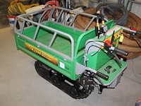 Nieuwe elektrische dumper nn 7b/220e met rupsbanden en verlichting 120 x 75 x 50 cm.