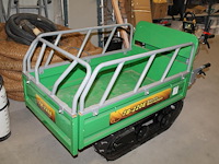 Nieuwe elektrische dumper nn 7b/220e met rupsbanden en verlichting 120 x 75 x 50 cm. - afbeelding 2 van  5